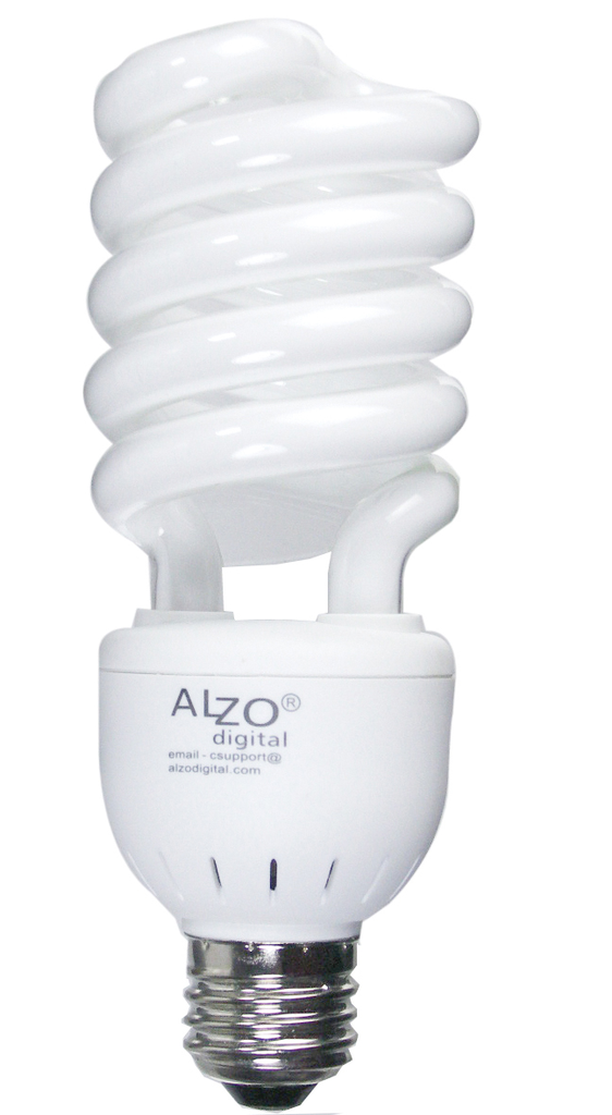 ALZO 27W CFL Photo Light Bulb 5500K, 1300 Lumens, 120V - ALZO Digital