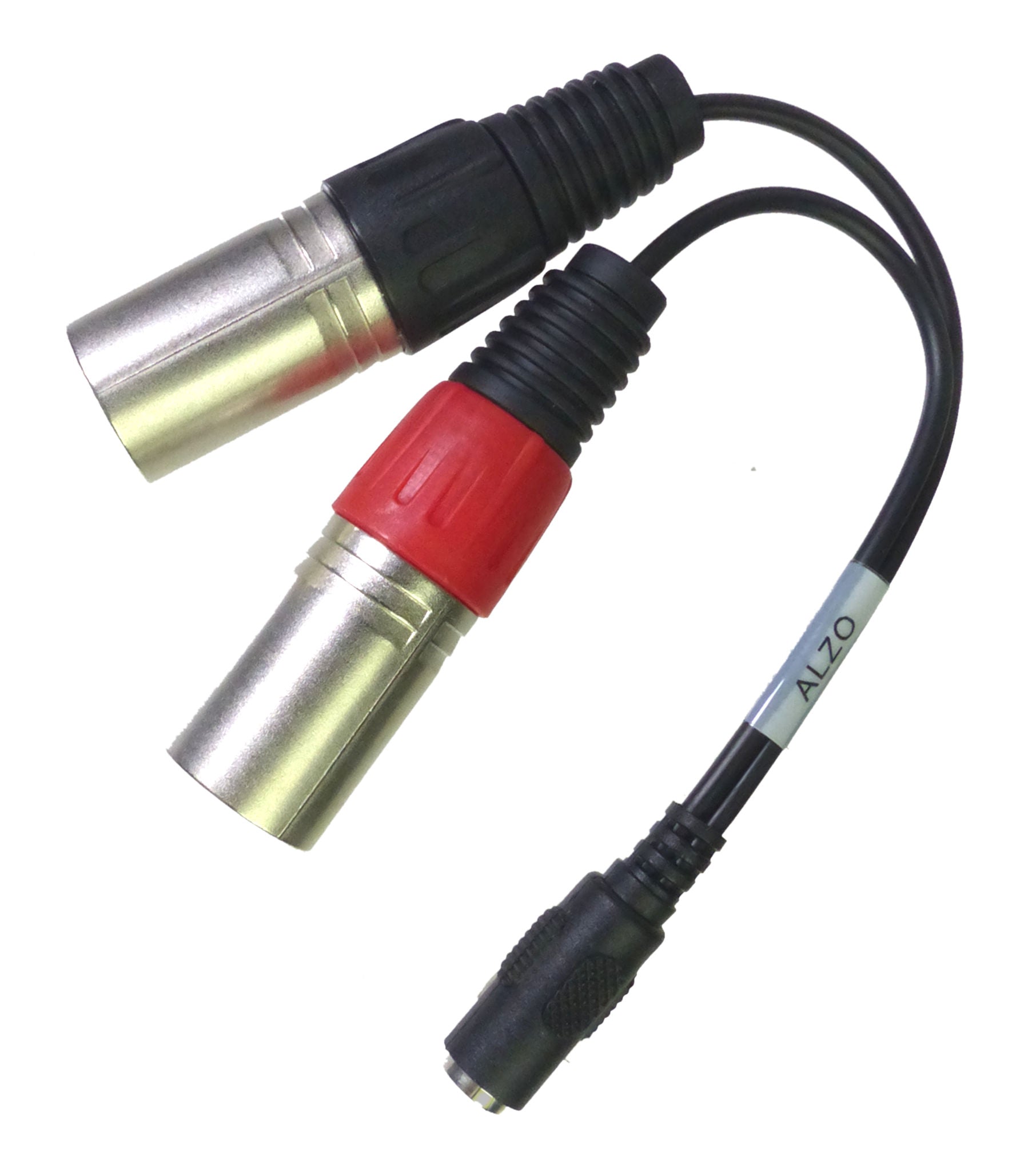 ALZO DSLR Audio y Vídeo HDMI 2 Cables Cortos Ángulo Recto Kit Rojo