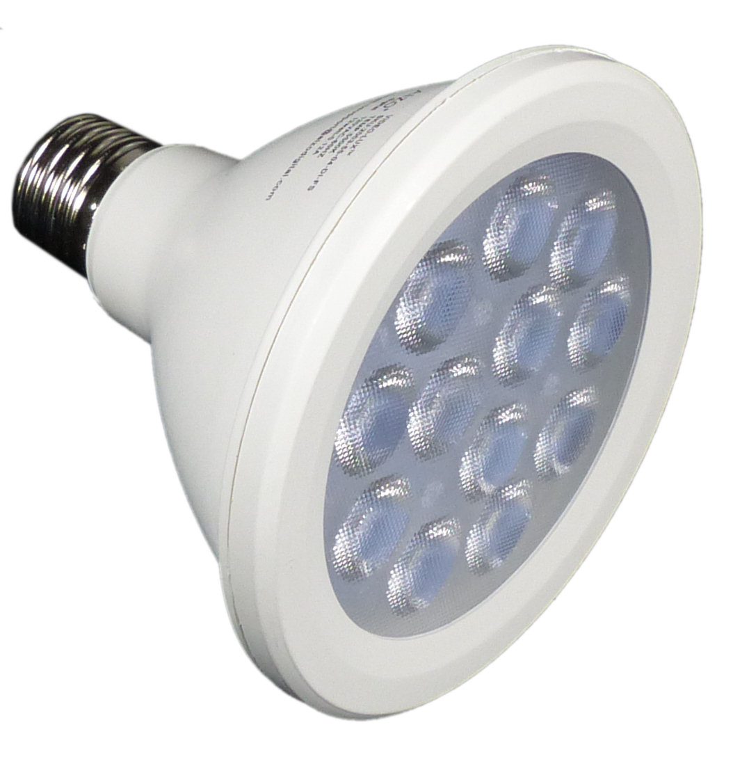 Spot LED 12V, 75x18mm, 2,4W, 240 lumens, 12 LEDs, couleur : blanc