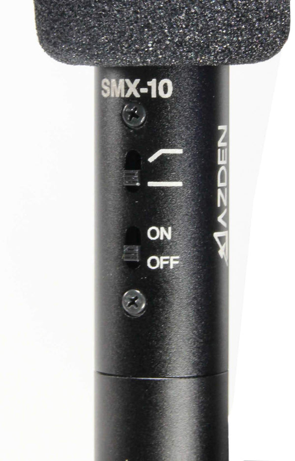 ALZO Stereo XLR Adapter Cord with AZDEN SMX-10 Stereo Microphone for  Camcorders