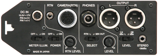 FMX-42a - 4 Channel Portable Mixer w/ 10-pin Camera Return - Azden
